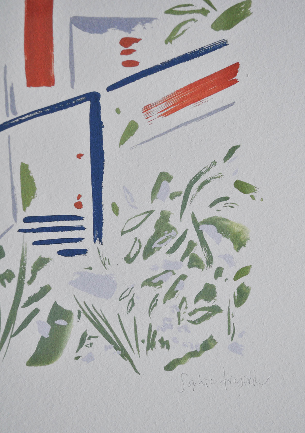 The Verandah botanical art print