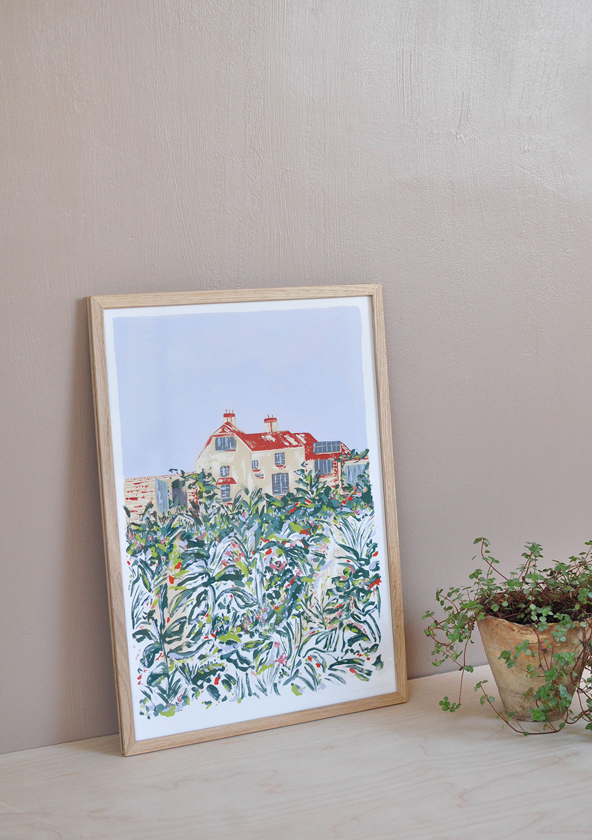 Charleston from the Garden botanical art print