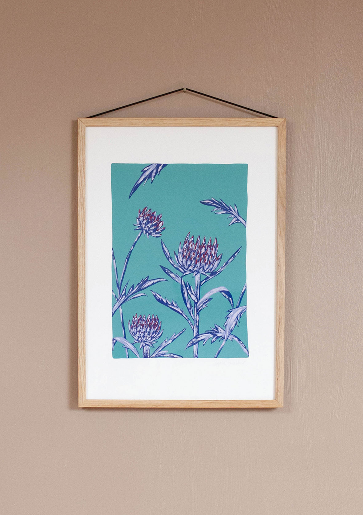 Artichokes botanical art print