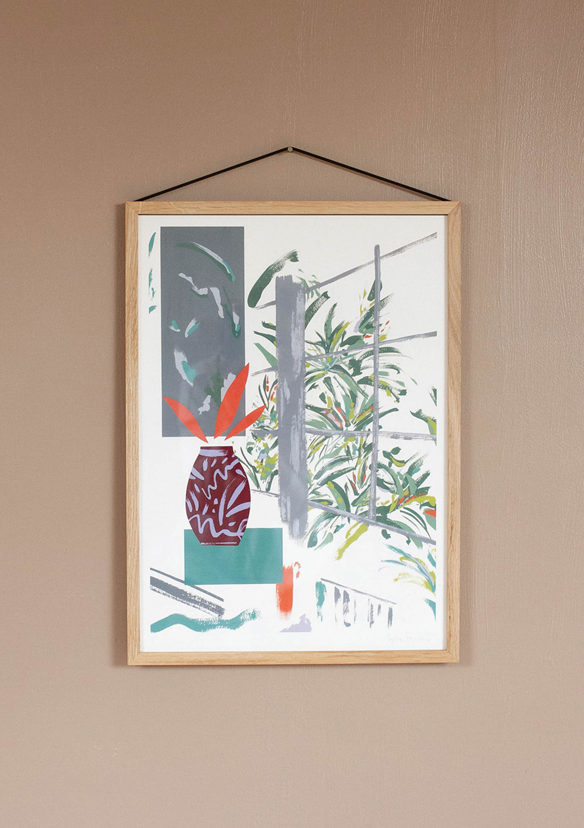 Through the Studio Window botanical art print