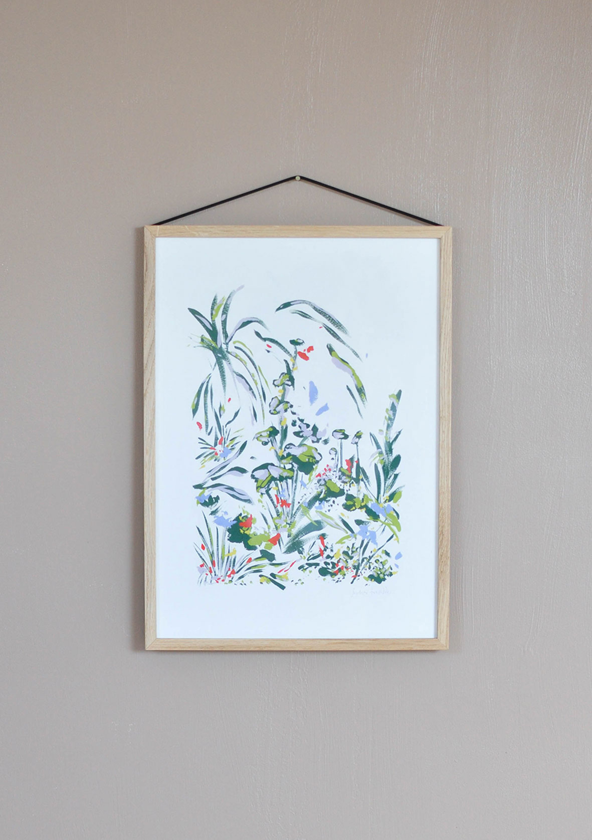 Wild botanical art print