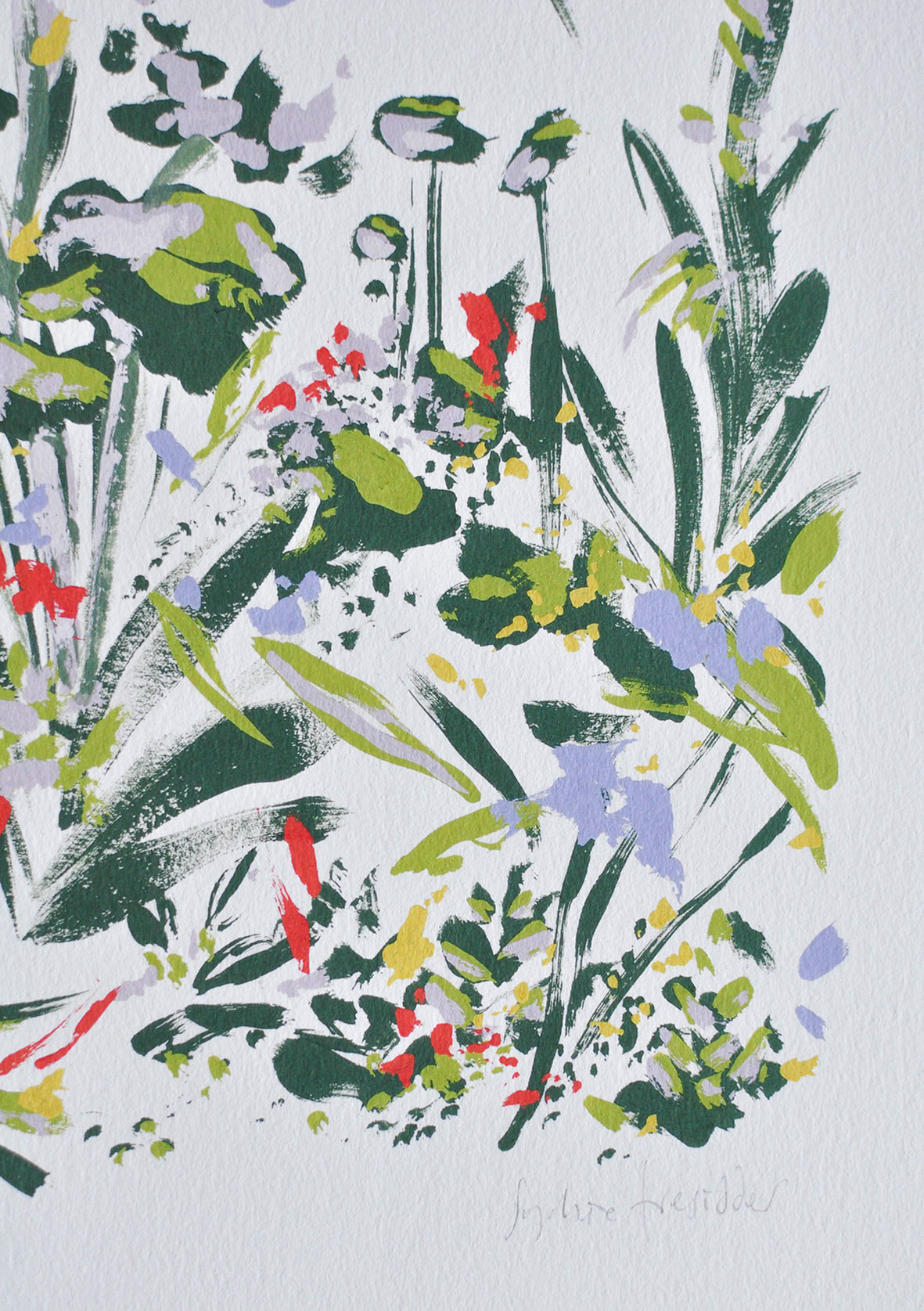Wild botanical art print