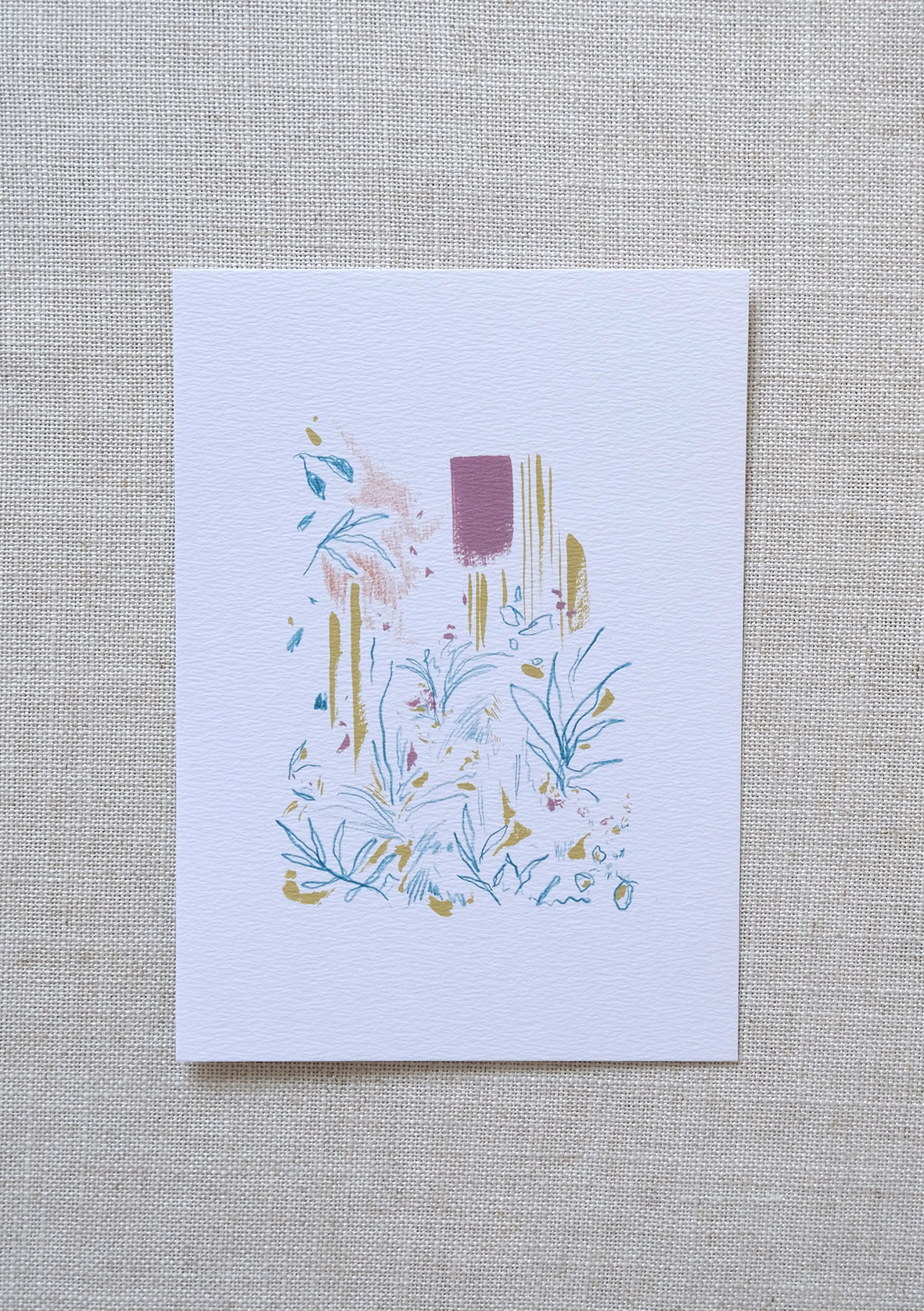 Still Life Art Cards botanical art print