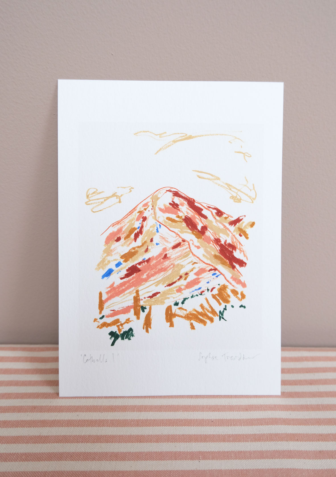 Catbells I botanical art print