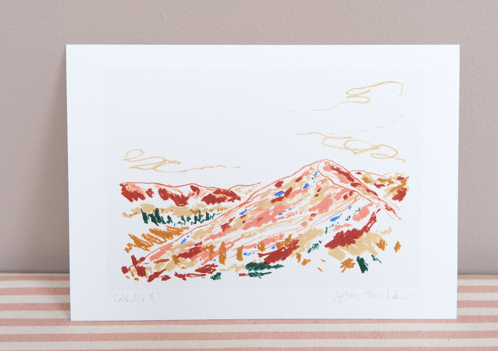 Catbells II botanical art print