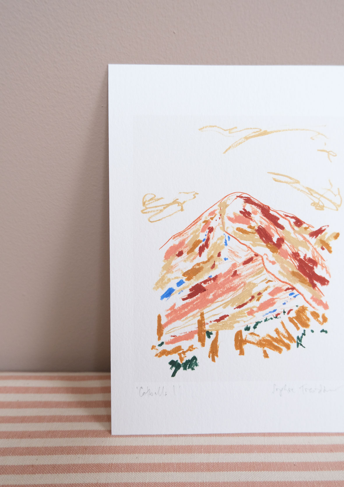 Catbells I botanical art print