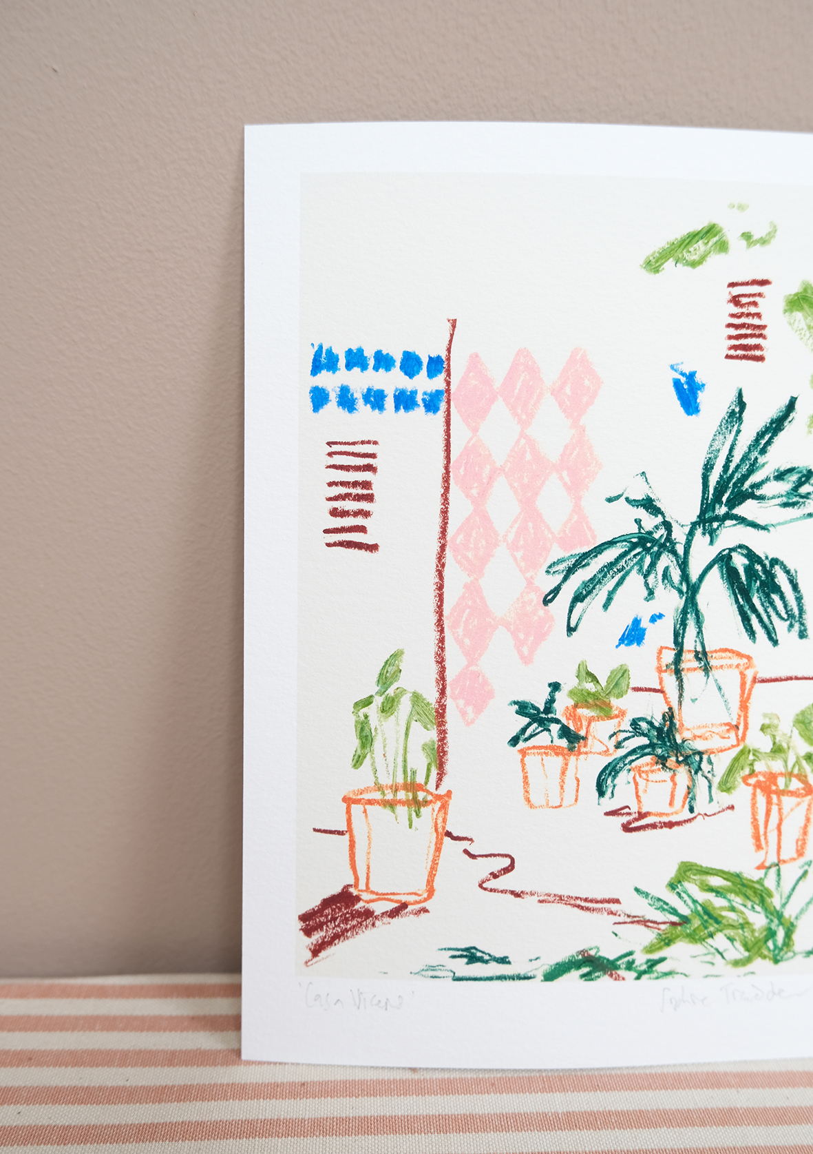 Casa Vicens botanical art print
