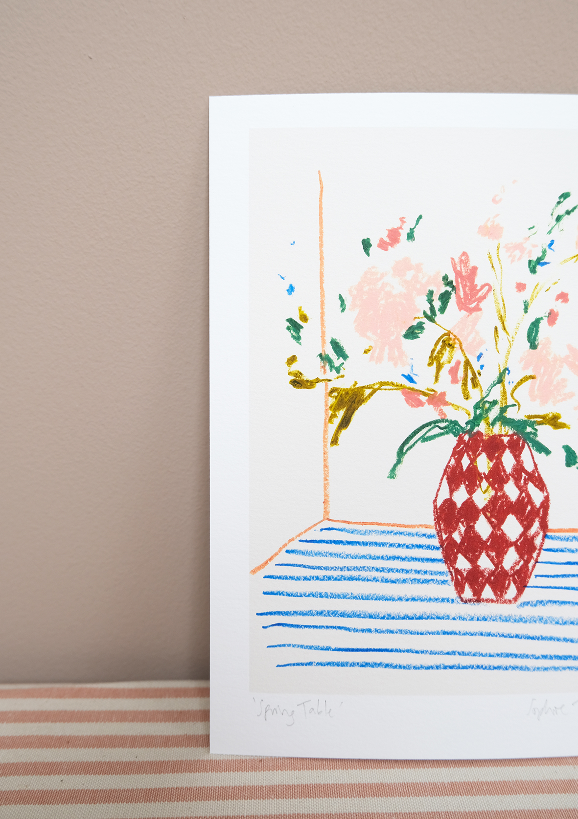 Spring Table botanical art print