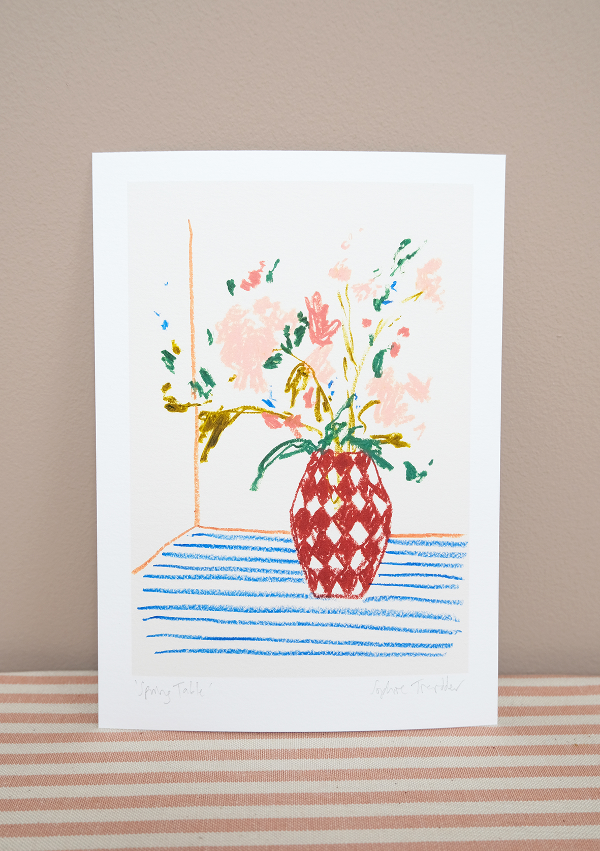 Spring Table botanical art print