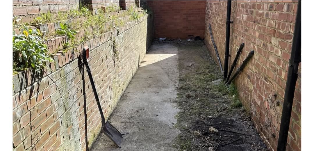 Brick passage after clearance
