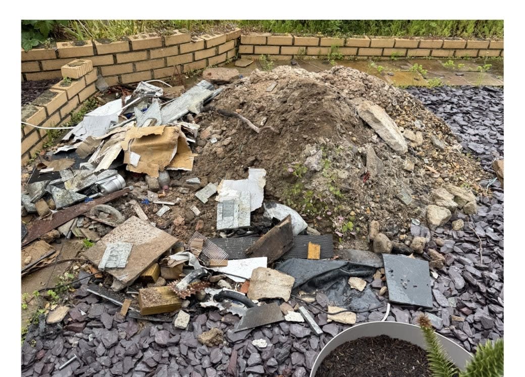 Garden before clearance