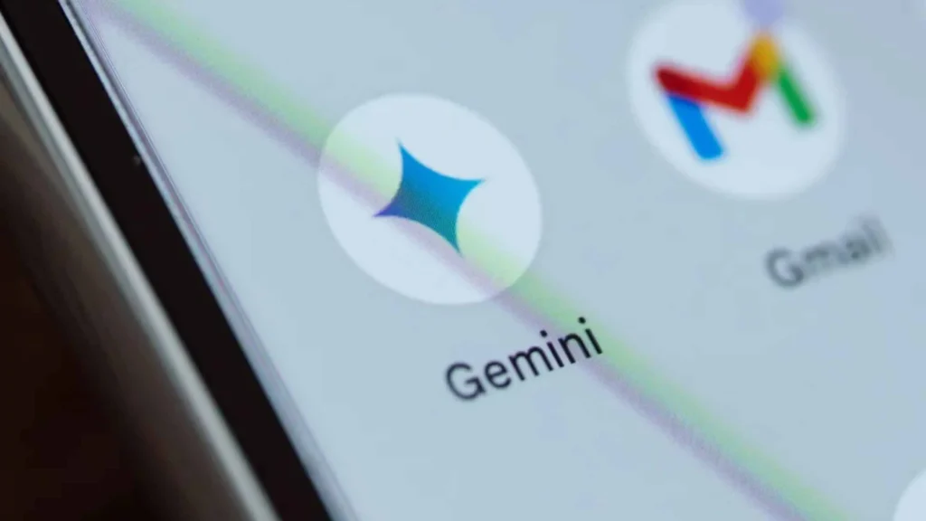 a pic of gemini app