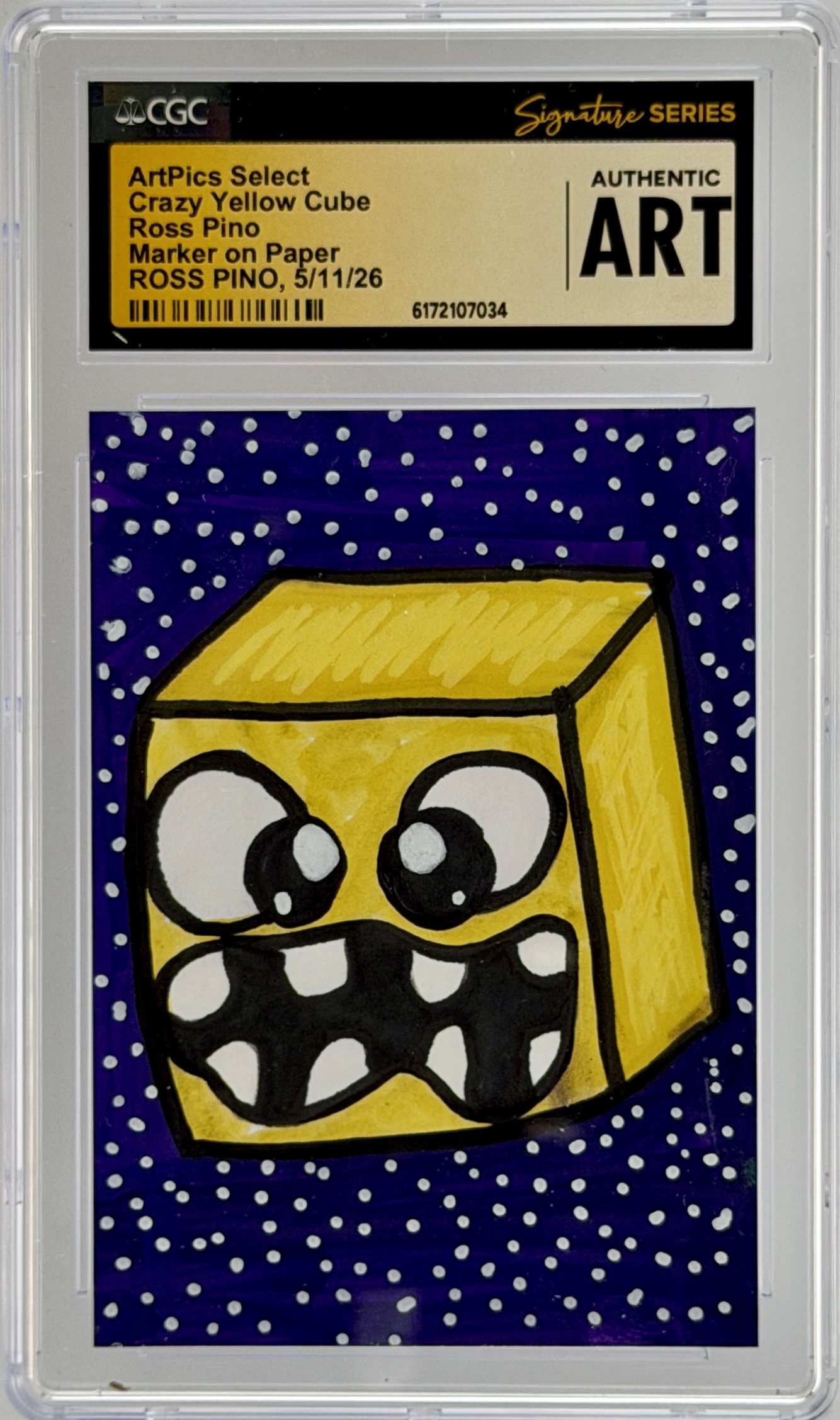 Crazy Yellow Cube