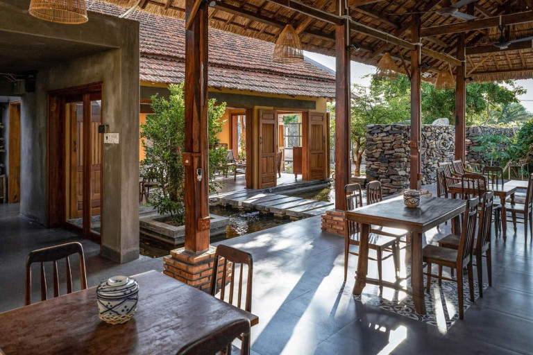 Vật liệu gỗ luôn có vị trí đặc biệt trong không gian Việt - Ảnh: Mộc Miên Rocky Garden