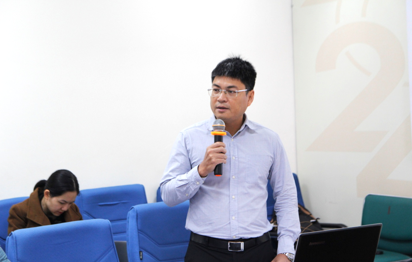 Thiết kế điển hình trường tiểu học và nhà văn hóa thôn kết hợp điểm tránh trú thiên tai- Ảnh 2. ThS.KTS Nguyễn Quốc Hoàng là chủ nhiệm đề tài Thiết kế điển hình công trình công cộng vùng nông thôn đảm bảo yêu cầu về thích ứng với biến đổi khí hậu và phòng chống thiên tai.