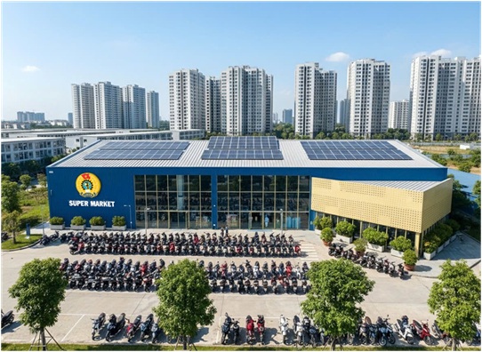 Thiết kế điển hình siêu thị, cửa hàng tiện ích phục vụ công nhân khu công nghiệp- Ảnh 4.