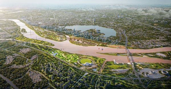 Hà Nội khởi công Đại lộ Sông Hồng: Lột xác đô thị ven sông Hà Nội khởi công dự án xây dựng trục Đại lộ cảnh quan sông Hồng