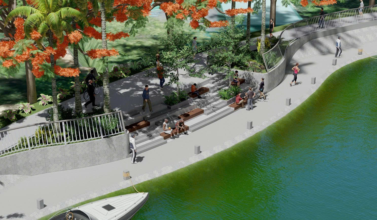 Xây hồ điều hòa ở phường Tây Nha Trang kết hợp giao thông và chống ngập lụt- Ảnh 1. Xây hồ điều hòa ở phường Tây Nha Trang kết hợp giao thông và chống ngập lụt- Ảnh 1.