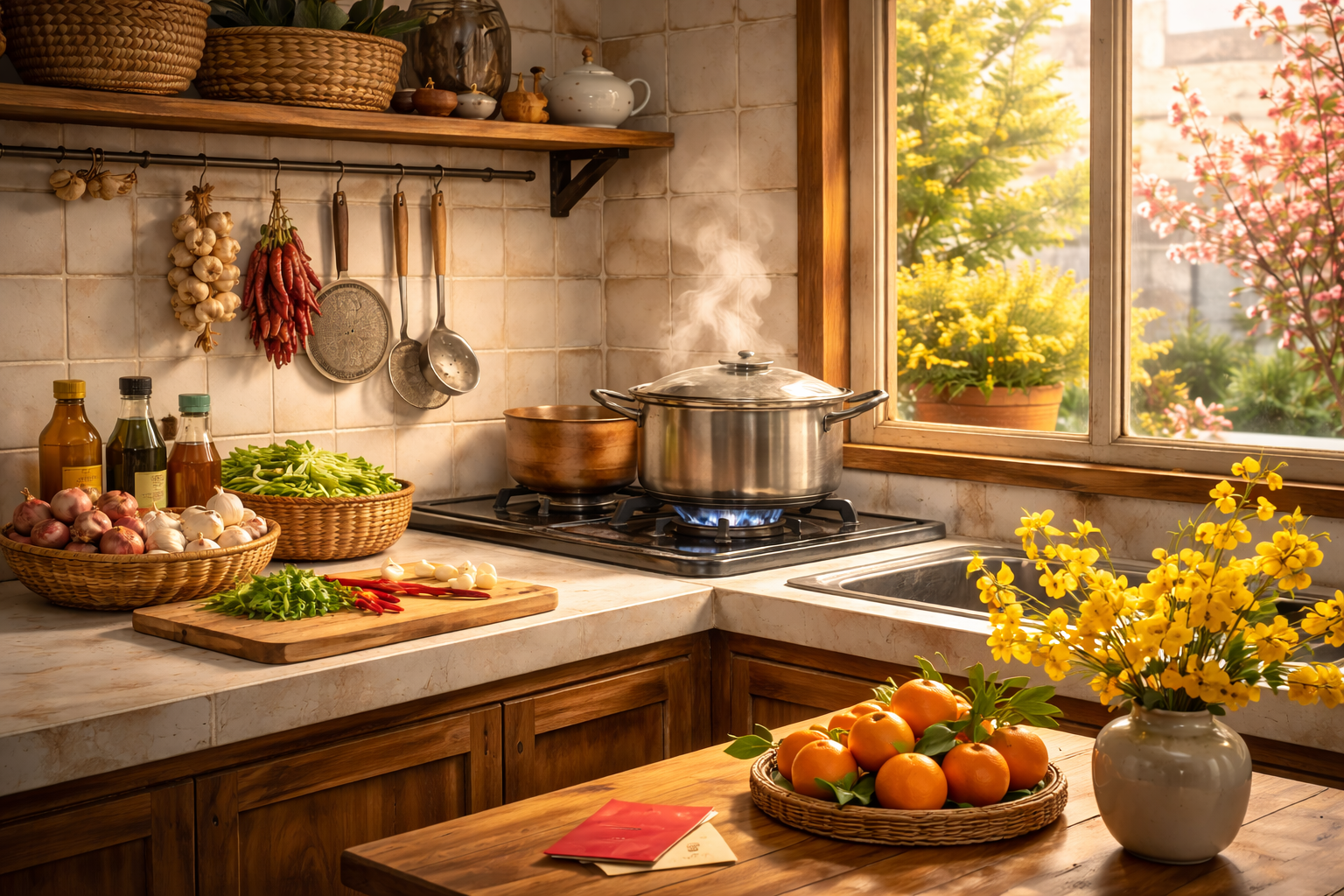 Những góc nhà gợi Tết - Ảnh 1.