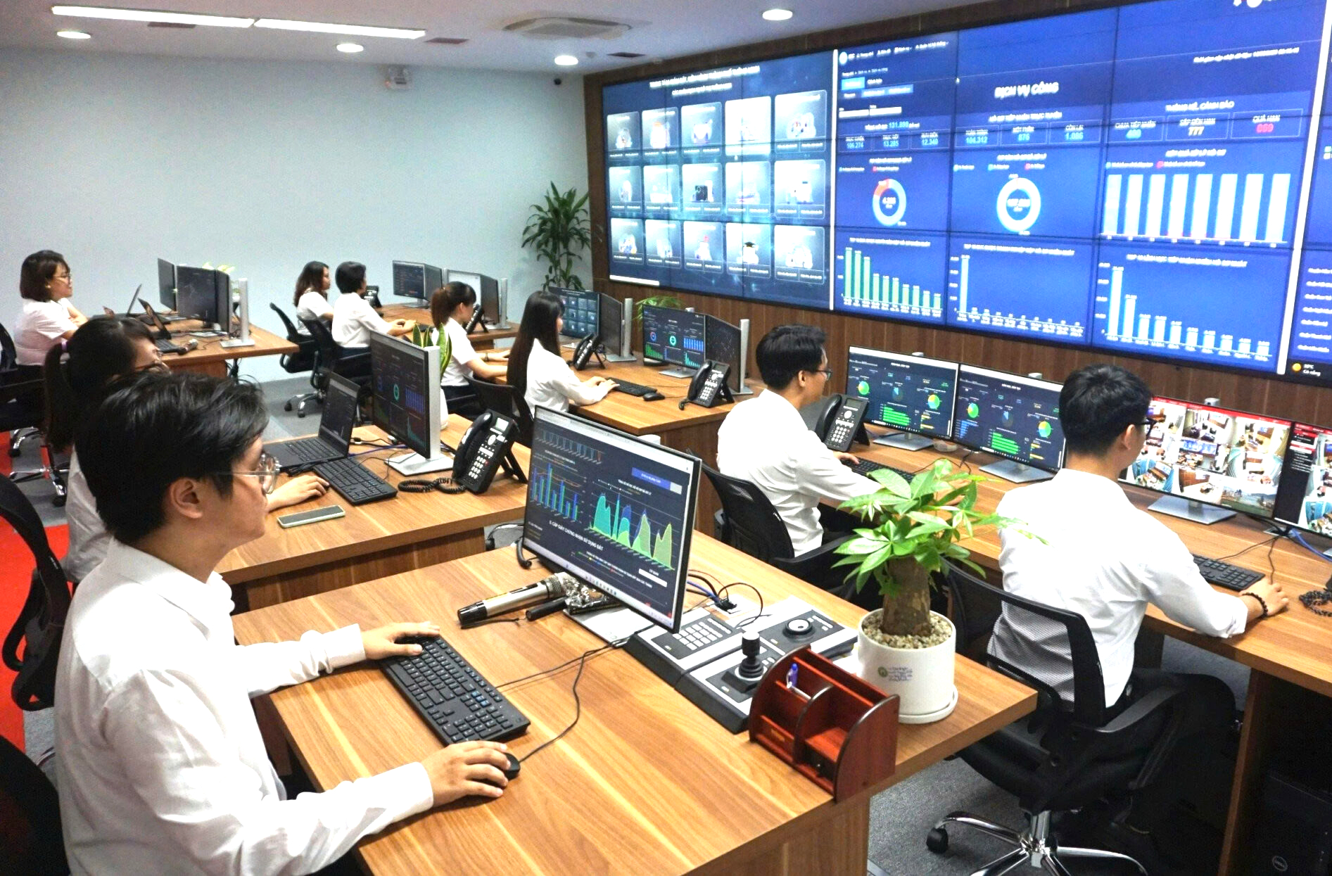 Trung tâm điều hành thông minh (IOC) của thành phố Đà Nẵng đi vào hoạt động từ tháng 8/2023.