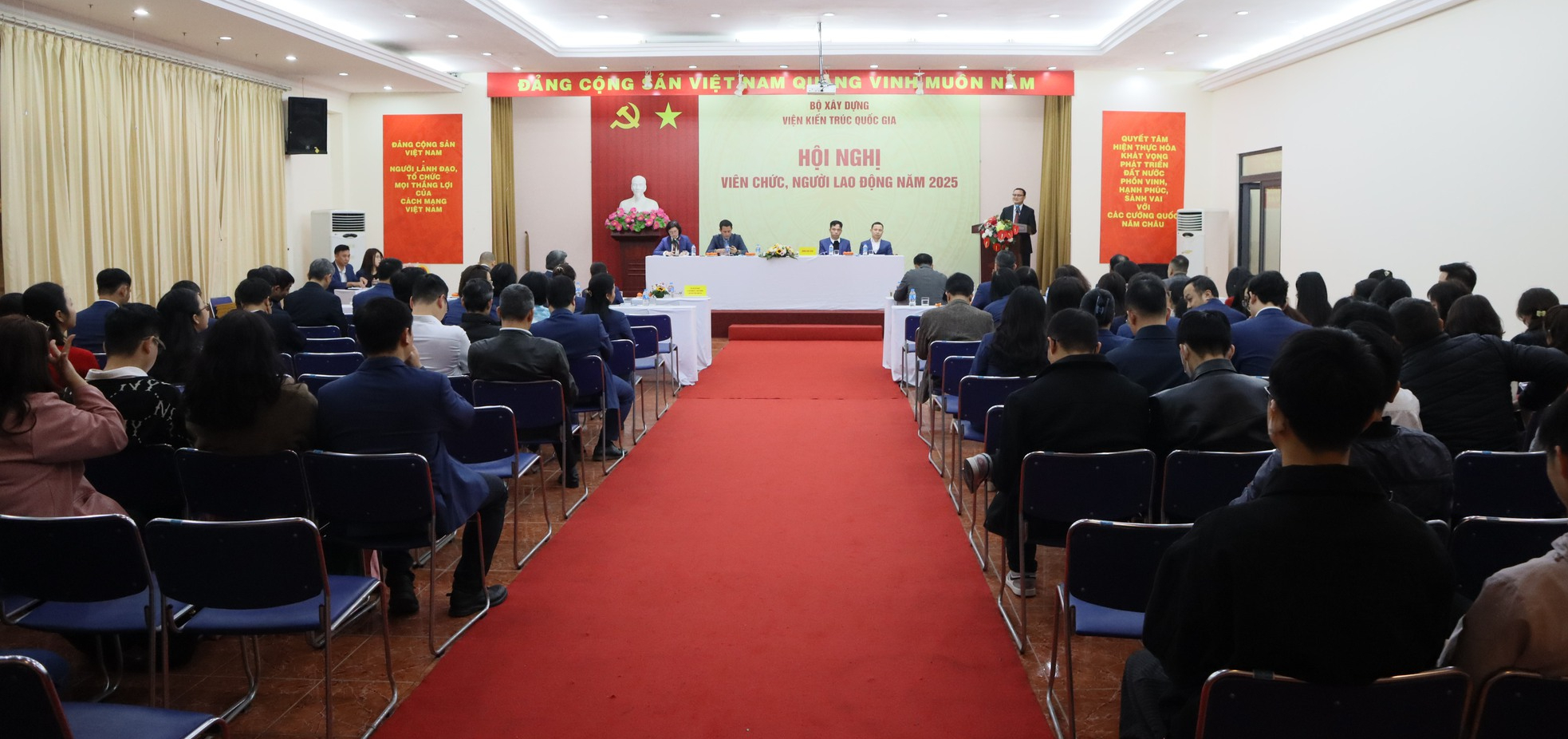 Viện Kiến trúc quốc gia tổ chức Hội nghị viên chức, người lao động năm 2025.