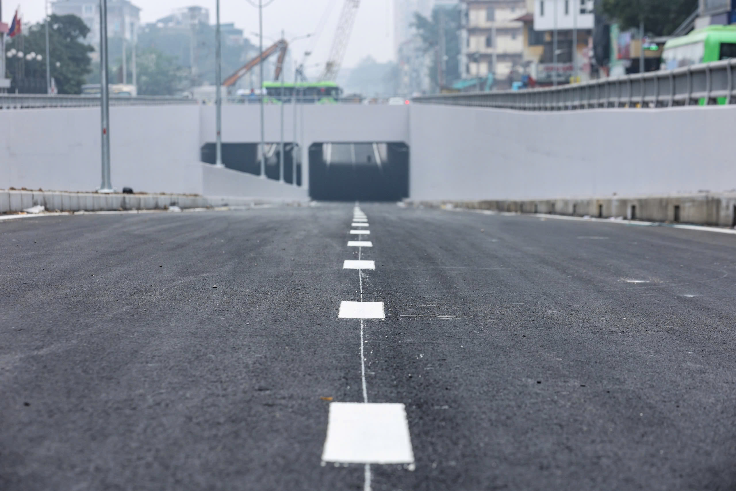 Hầm chui Kim Đồng, Vành đai 2,5 đoạn Đầm Hồng - QL1A sẵn sàng thông xe- Ảnh 5.