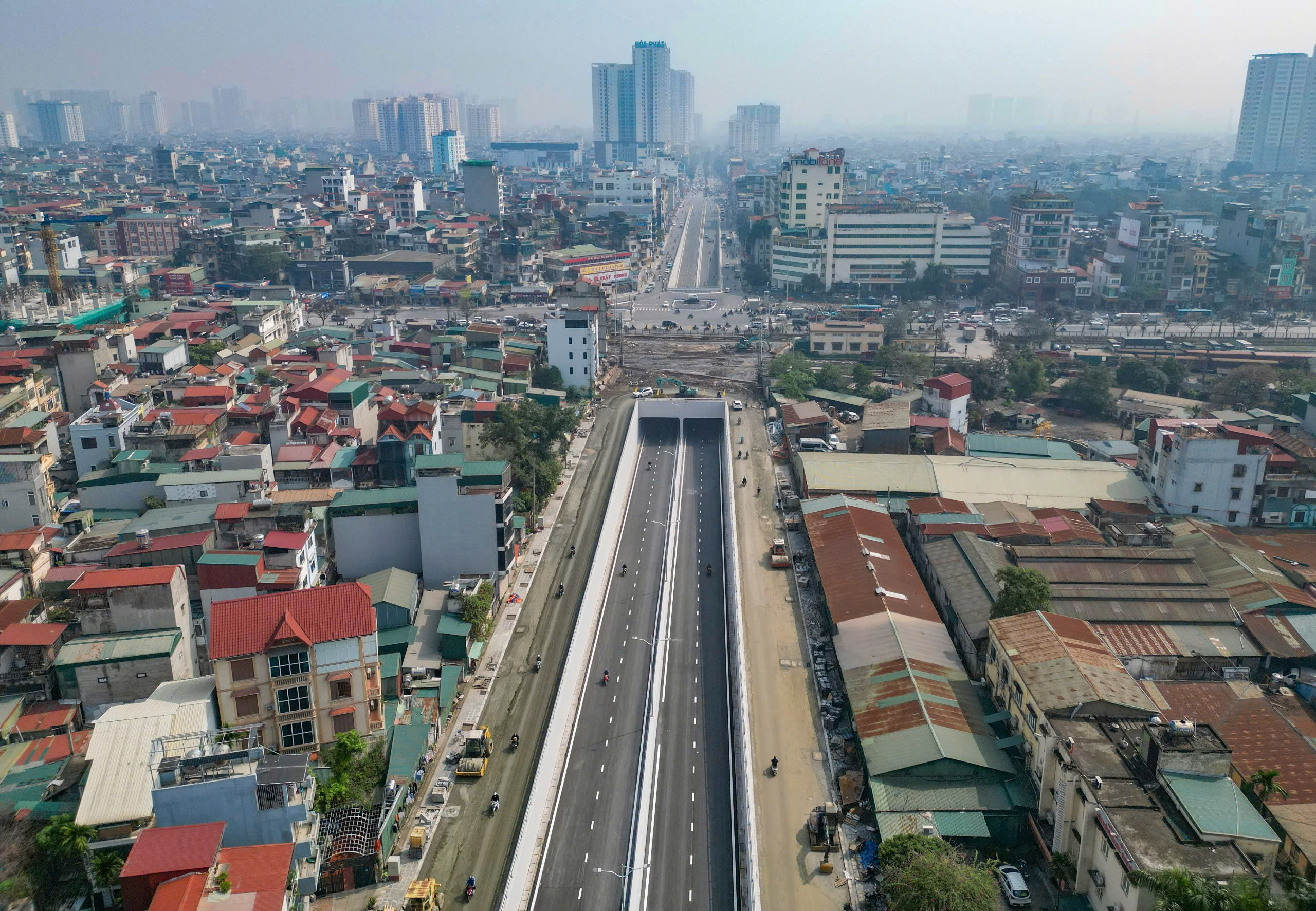 Hà Nội: Giao thông thông thoáng ngày đầu thông xe hầm chui Kim Đồng và đường Vành đai 2,5- Ảnh 5.