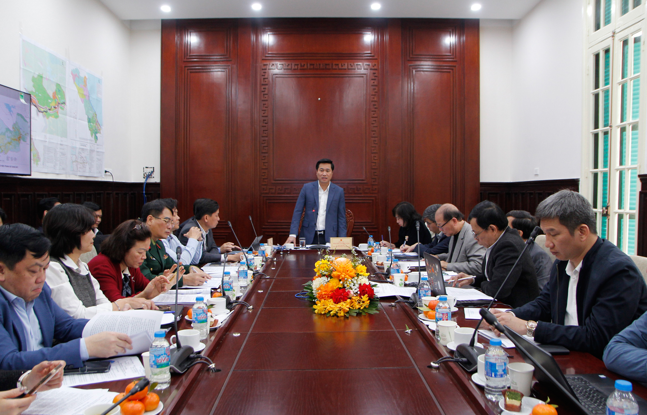 Thứ trưởng Nguyễn Tường Văn chủ trì Hội nghị thẩm định Nhiệm vụ điều chỉnh Quy hoạch chung Khu kinh tế - Thương mại đặc biệt Lao Bảo, tỉnh Quảng Trị đến năm 2045. Thứ trưởng Nguyễn Tường Văn chủ trì Hội nghị thẩm định Nhiệm vụ điều chỉnh Quy hoạch chung Khu kinh tế - Thương mại đặc biệt Lao Bảo, tỉnh Quảng Trị đến năm 2045.