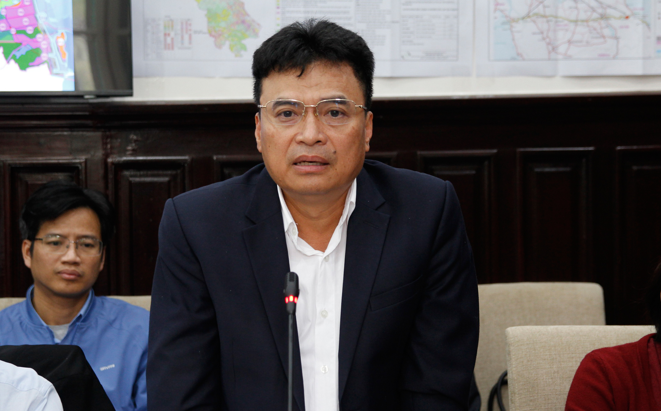 Ông Trịnh Huy Triều, Trưởng ban quản lý khu kinh tế Nghi Sơn phát biểu tại Hội nghị. Ông Trịnh Huy Triều, Trưởng ban quản lý khu kinh tế Nghi Sơn phát biểu tại Hội nghị.