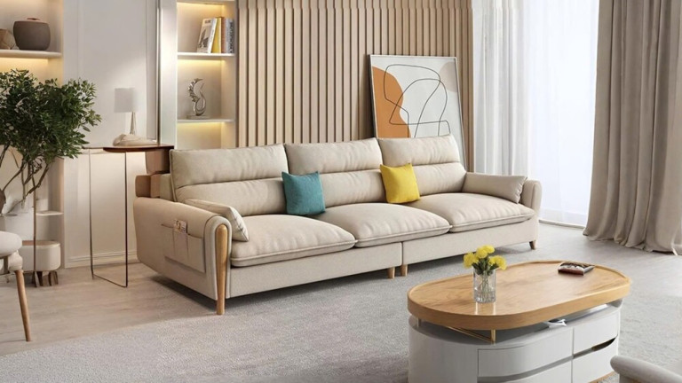 Ghế sofa phòng khách hiện đại thiết kế tối giản