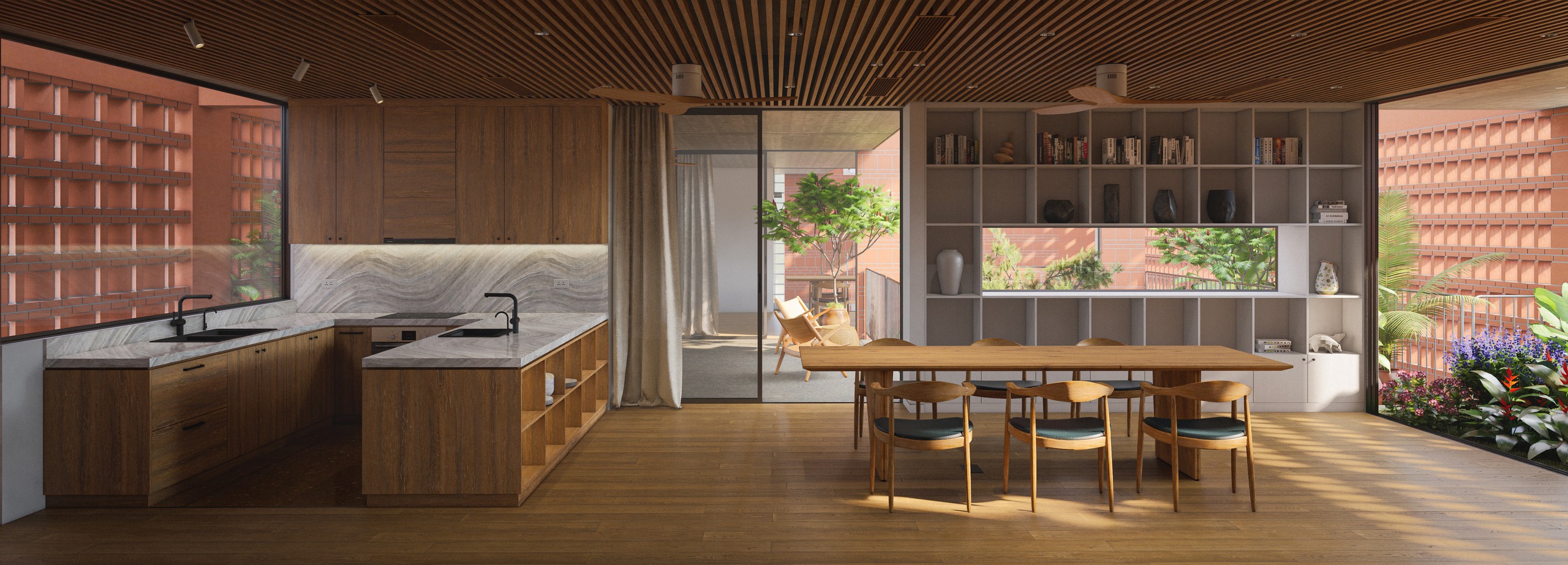 Định vị bản sắc từ vật liệu gạch, ngói- Ảnh 5.