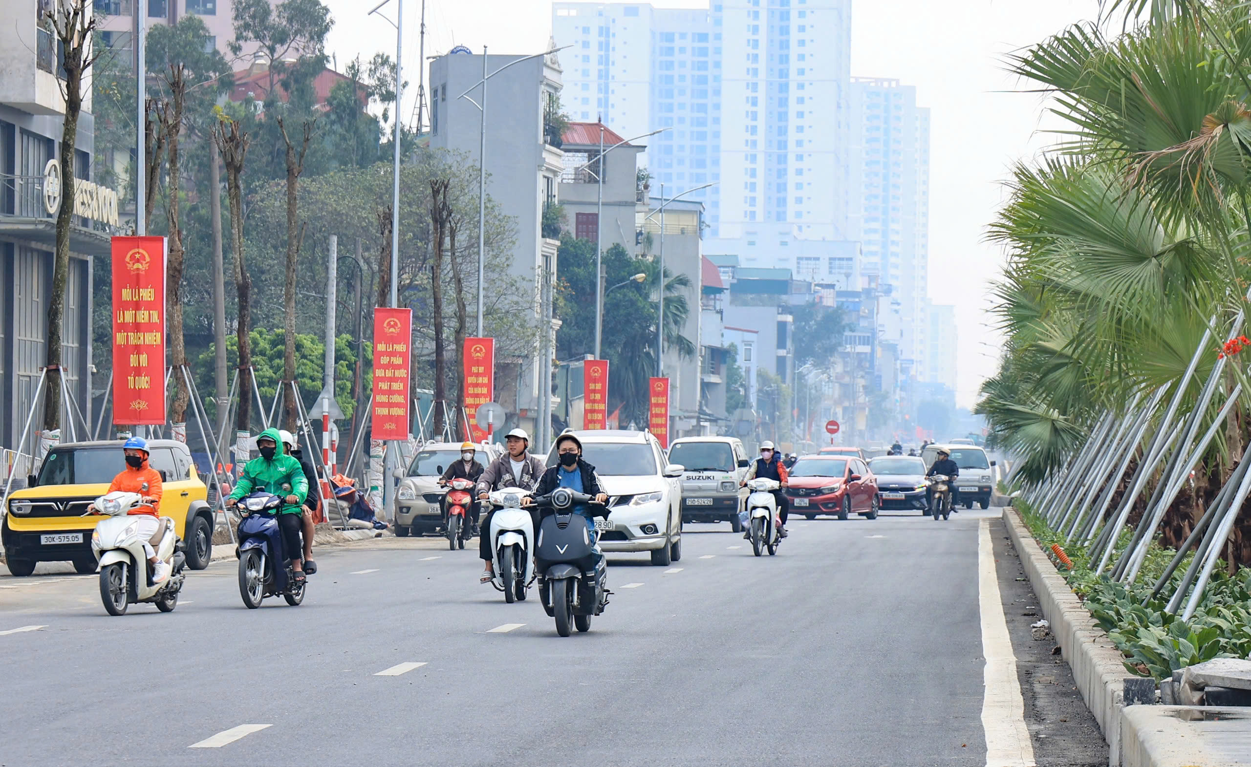 Hà Nội: Toàn cảnh đoạn đường Vành đai 2,5 Đầm Hồng - QL1A sau khi thông xe - Hình ảnh 2.