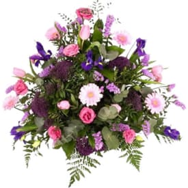 Sympathy Flower Arrangement Rosy Softness