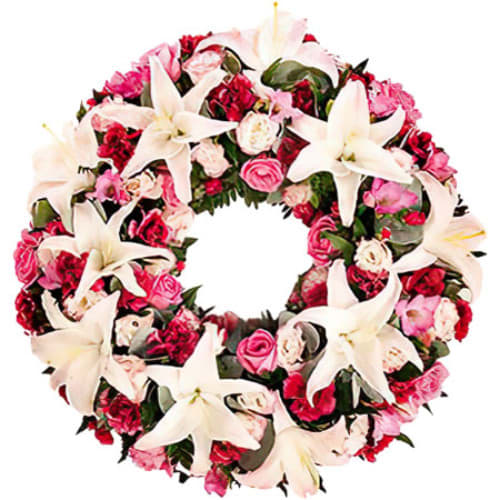 Coroa de Flores Rosa de Paz Coroa de Flores Rosa de Paz