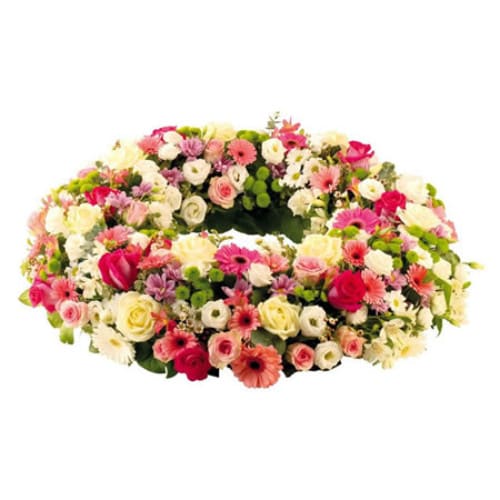 Coroa de Flores Ilusão de Rosas Coroa de Flores Ilusão de Rosas