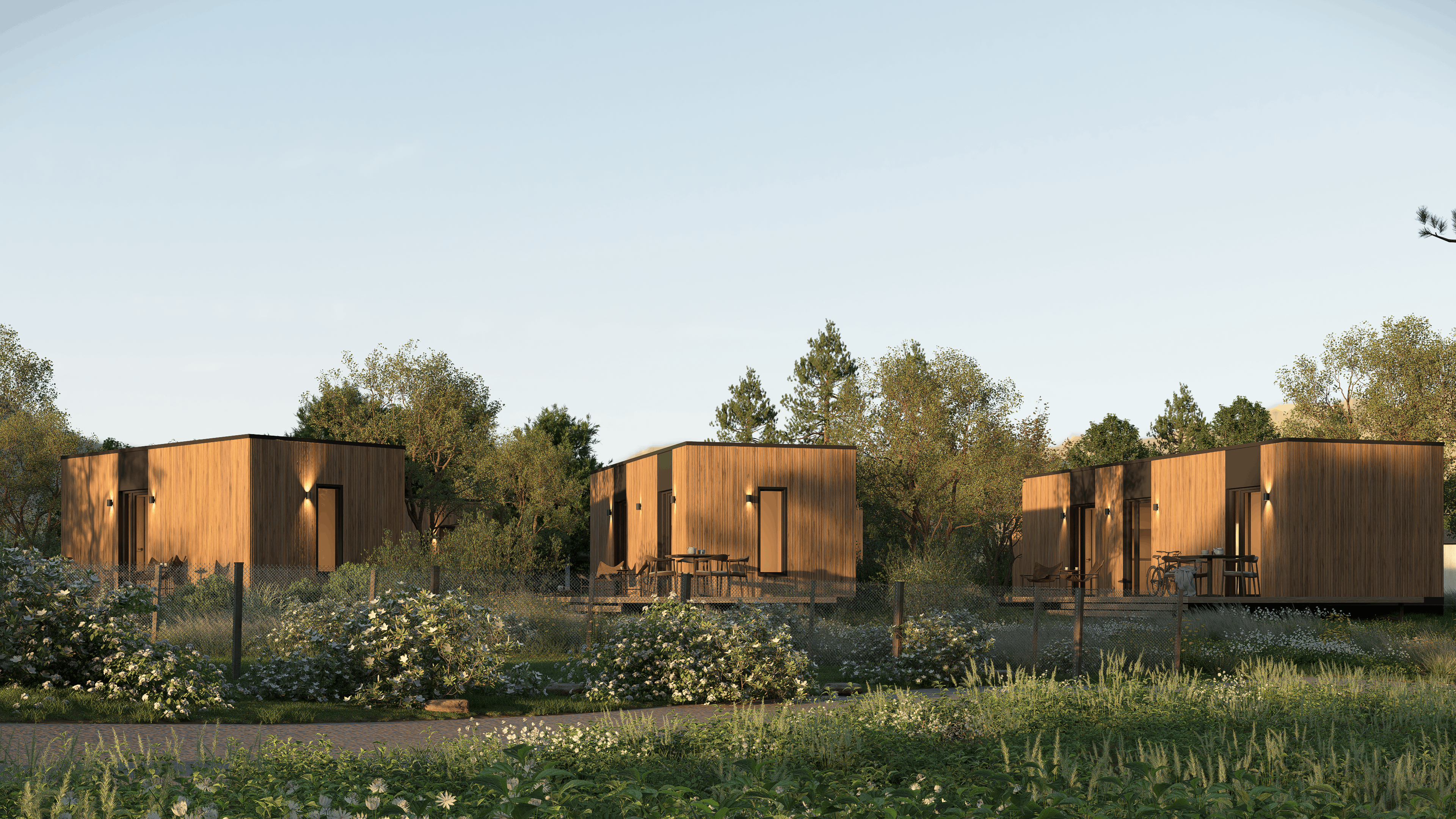 Camping Groenpark — Exterior 2 Sunset
