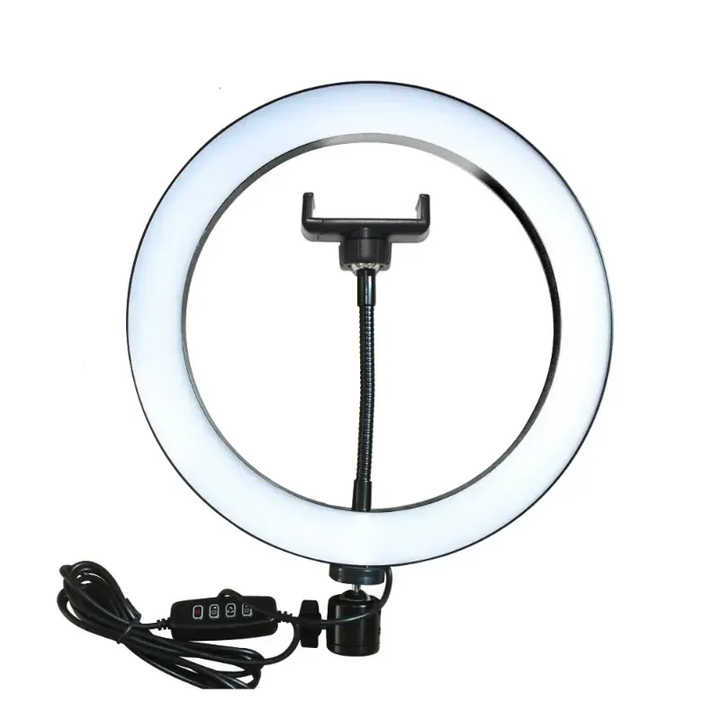 MJ26 RGB LED Ring Light 26cm with Tripod Stand, Phone Holder & 360° Color Lighting Modes