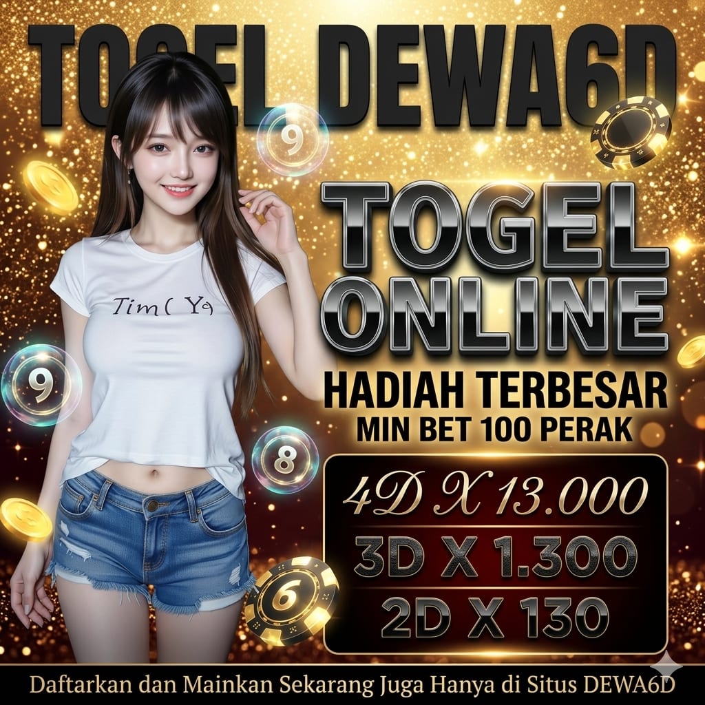 TOGEL DEWA6D HADIAH TERBESAR KALI 130 SITUS AMANAH DAN TERPERCAYA