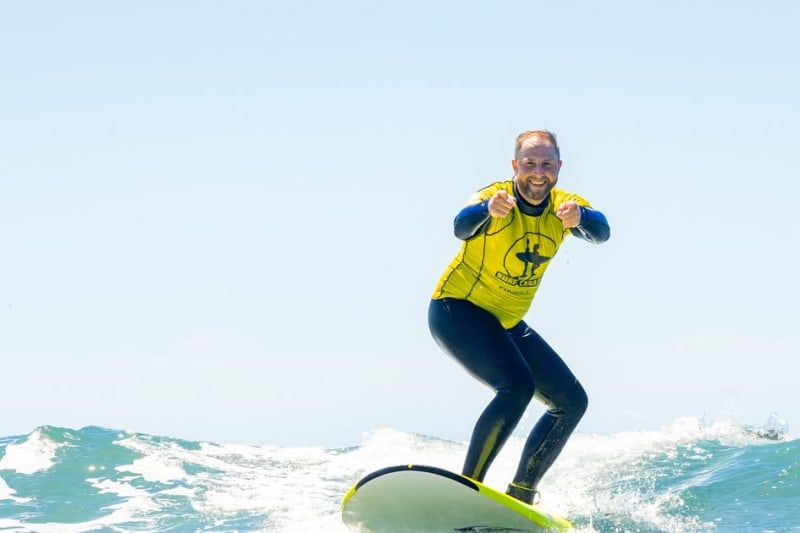 Surf classes at Playa del Inglés