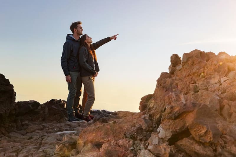 El Teide al atardecer y de noche, con teleférico