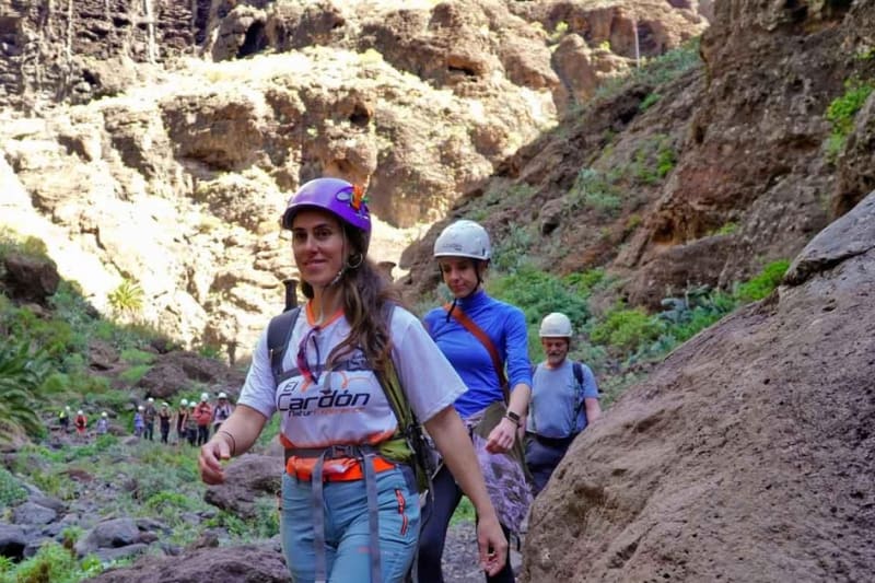 Het barranco van Masca te voet, terug per boot