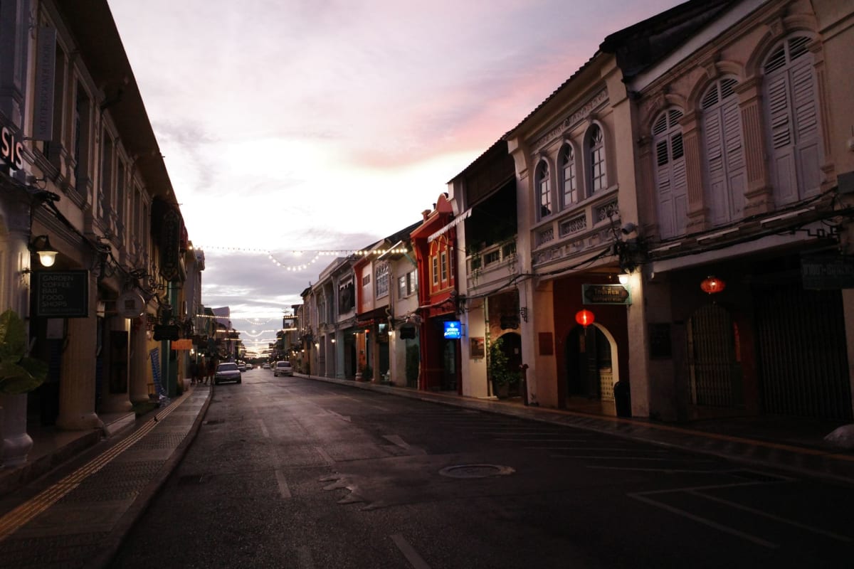 Essen in der Altstadt von Phuket