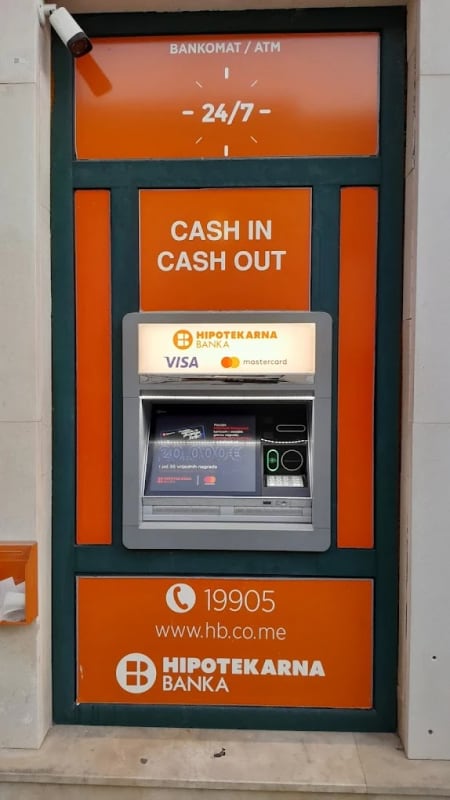 Bankomat Hipotekarne Banke - Herceg Novi filijala
