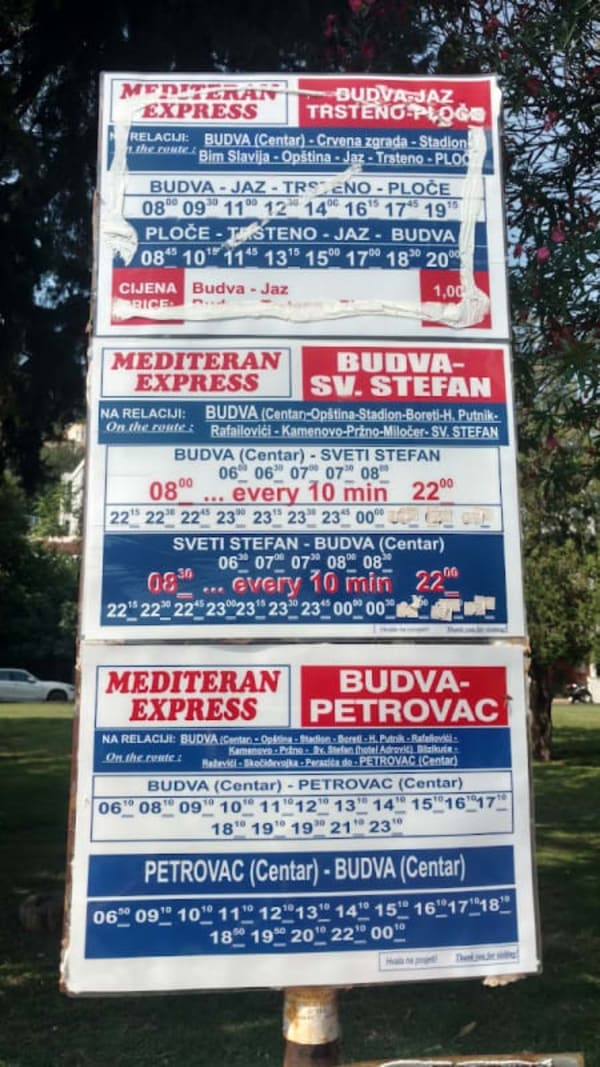Local Minibuses Stop