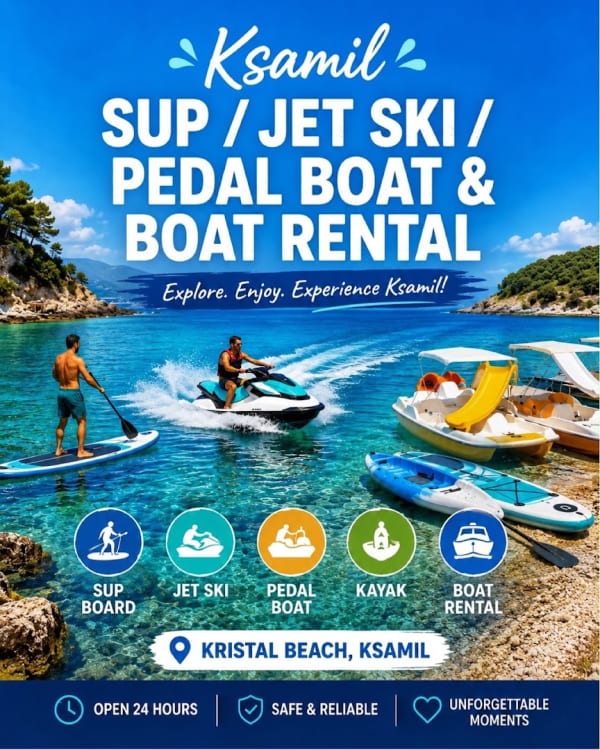 Ksamil SUP/Jet Ski/Pedal Boat & Boat Rental