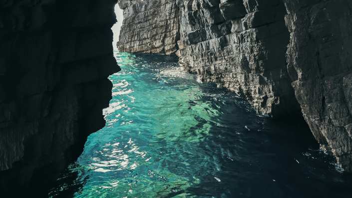 Speedboat Blue Cave Kotor photo 2