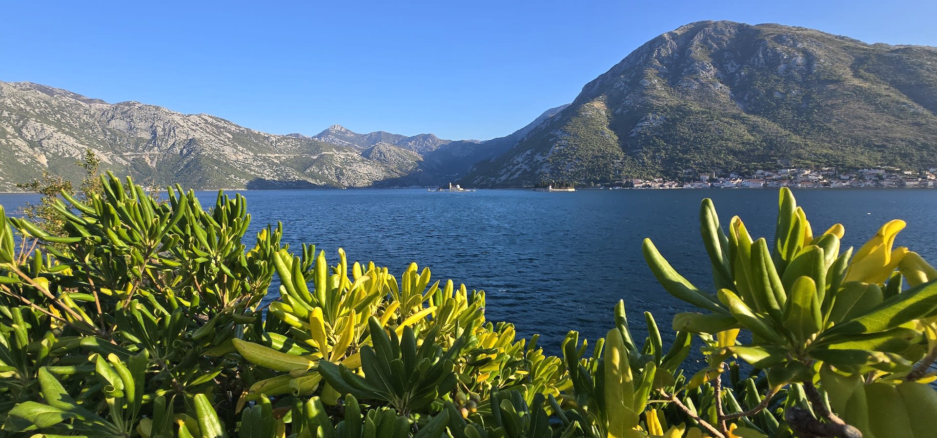 Viewpoint on the Kotor Bay and Our Lady of the rocks photo 1