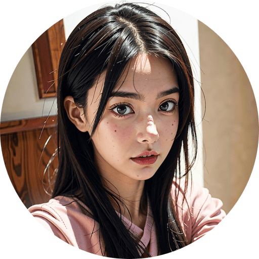 digital girl taking a selfie