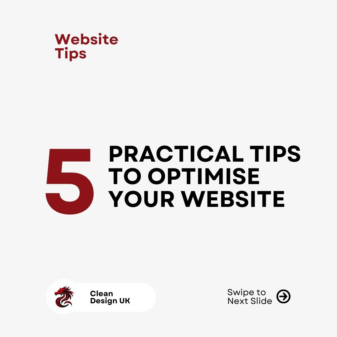 5 Practical Tips to Optimise Your Small Business Website - Website Design North Wales