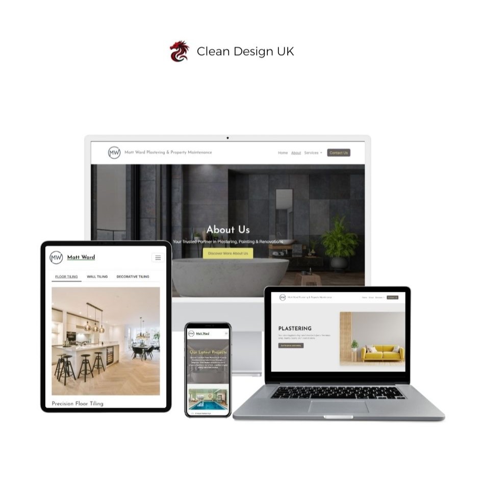 Matt Ward Plastering & Property Maintenance - Website Design North Wales